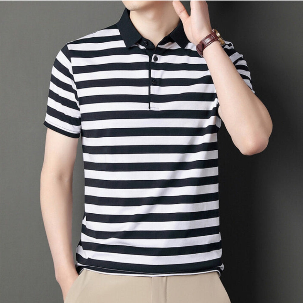 CARLO CLASSIC STRIPED POLO