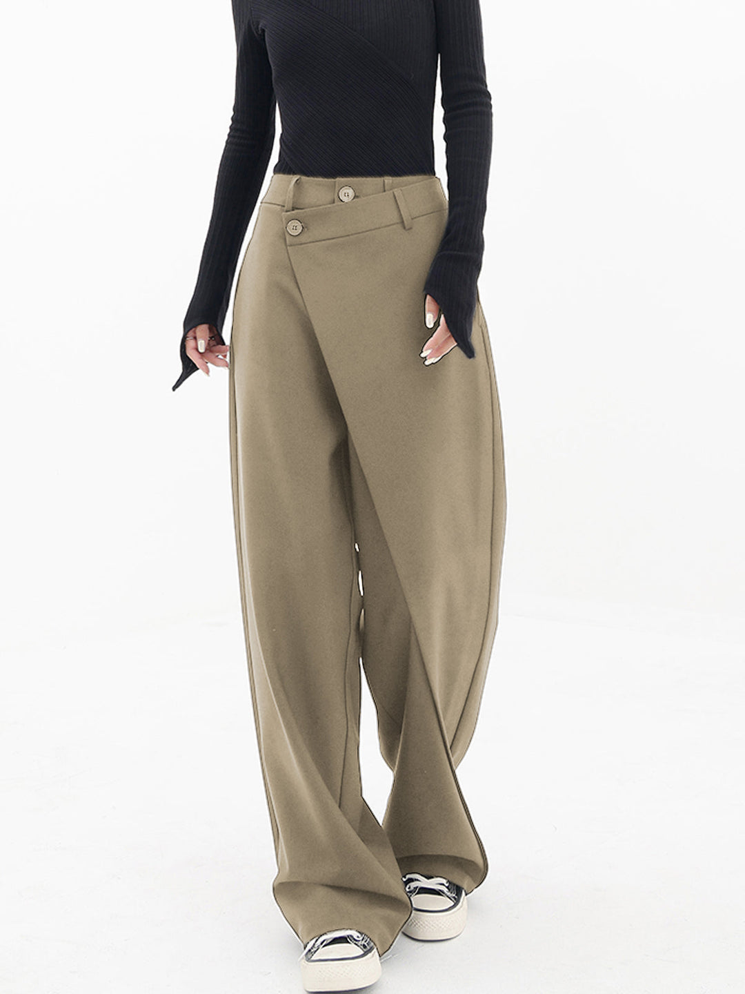 FREYA ASYMMETRIC SHIFT LONG PANTS