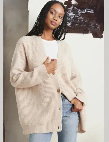 ANGIE - CLASSIC OVERSIZED CARDIGAN