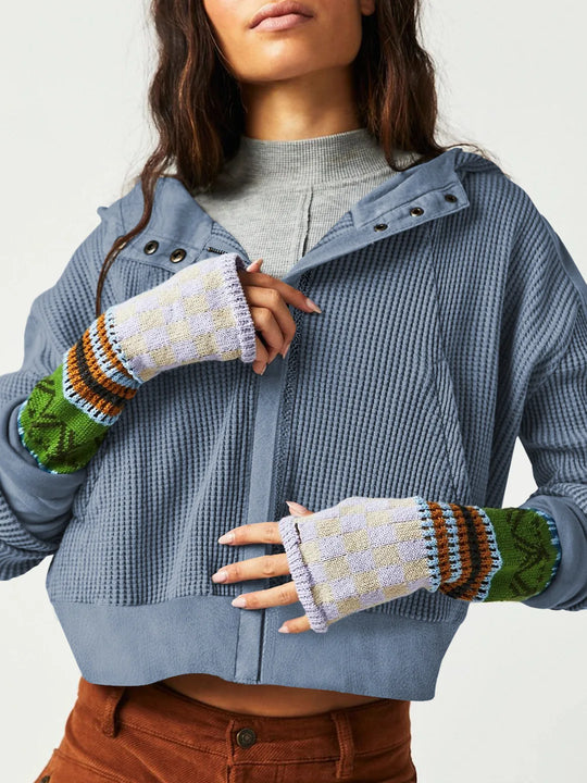 UPTOWN CROPPED HOODIE