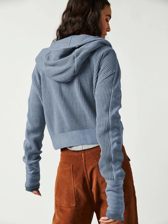 UPTOWN CROPPED HOODIE