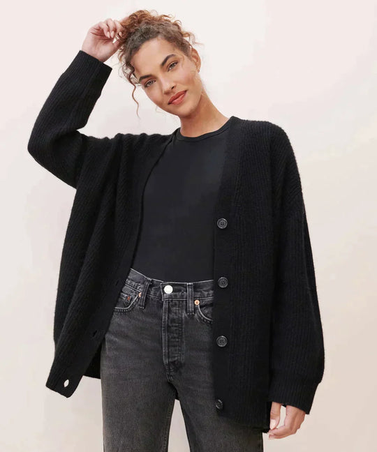 ANGIE - CLASSIC OVERSIZED CARDIGAN